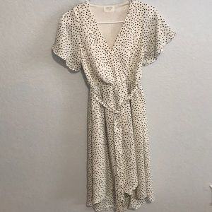 A beautiful polka dot dress